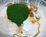 A picture of step 2 of Spinach thebra.