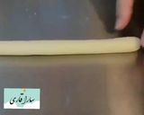 عکس مرحله 1 از دستور نان به شکل کبوتر
