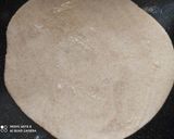 A picture of step 1 of Achari Parantha.