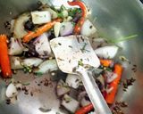 A picture of step 2 of Goan Potato and Ivy Gourd Vindaloo.