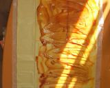 A picture of step 4 of Puff pastry hot dogs with caramelized onions.