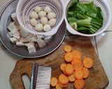 Foto langkah ke 2 dari resep 6. sayur pakcoy telur puyuh.