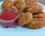 A picture of step 4 of Potato cheese nuggets it's my favorite snacks I made it.