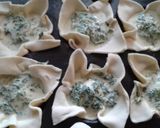 Spenótos tésztakosárka recept fázis 4 fotója