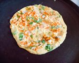 A picture of step 3 of All time favourite healthy nutritious chana dal vegetable Chilla.