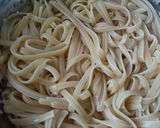A picture of step 1 of Pasta with Soy Sauce.