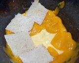 A picture of step 4 of Mango bread pudding.