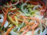 Ensalada de spaguettis y verduras salteadas 🍝