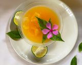 A picture of step 4 of Orange Basil Spritzer.