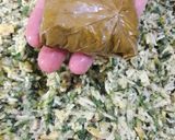 عکس مرحله 5 از دستور دلمه برگ مو ☘👍