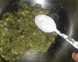 A picture of step 1 of Palak paneer kofta.