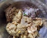 A picture of step 1 of Pulao Seekh Kabab.