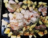 Foto del paso 1 de la receta: Patas y muslo + alitas  con papas