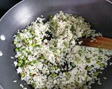 A picture of step 19 of Matar Paneer Koftas, tawa coriander naan with methi matar pulao.
