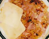 Foto del paso 3 de la receta: Tarta de jamón, queso y cebolla caramelizada "Almuerzo express"