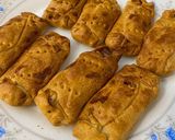 Foto del paso 3 de la receta: Palitos de salmón con queso y de sobrasada airfryer