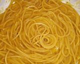 A picture of step 4 of Pasta alla Cantonata - Spaghettoni with Yellow Datterini Tomatoes and Guanciale.