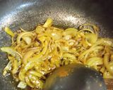 A picture of step 3 of Spicy Pulao😋😋.