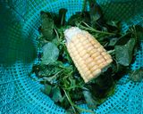 Foto langkah ke 1 dari resep Sup Bayam Creamy dengan Jamur Krispi.