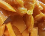 A picture of step 2 of Chire Aam Doi (Dahi Poha with Mangoes).