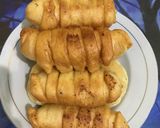 Foto langkah ke 5 dari resep Roti Goreng Pisang Coklat.