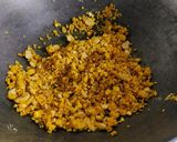 A picture of step 3 of Roasted gram dal and peanut chutney (jain recipe).