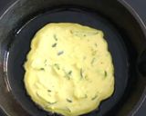 A picture of step 3 of Sattu cheela.