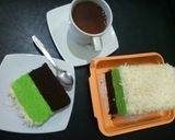 Foto langkah ke 6 dari resep Bolu Kukus Coklat Pandan.