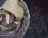 A picture of step 1 of Bhugal chawal.