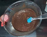 A picture of step 7 of Galaxy Cake.