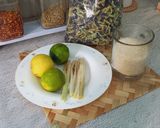 Foto langkah ke 1 dari resep Es Teh Bunga Telang dan Serai.