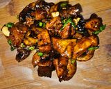 Foto del paso 8 de la receta: Ravioli y canelón de pollo y setas en teriyaki de ginebra