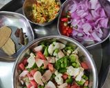 A picture of step 1 of Vegetable pulao.