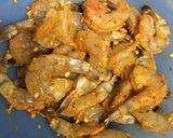 A picture of step 1 of Battered prawn n fried rice.