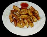 Foto langkah ke 6 dari resep Potato Wedges dengan Bumbu Kearifan Lokal.