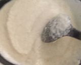 A picture of step 2 of Rava sandwich.