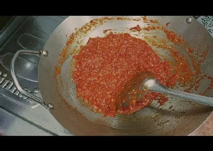 Langkah-langkah untuk membuat Cara membuat Sambal rumahan