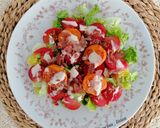 Foto del paso 9 de la receta Ensalada de tomate y albaricoques