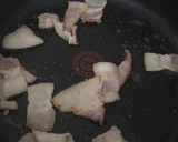 A picture of step 1 of Squash with bacon.