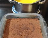 A picture of step 5 of Cookies custard pudding.