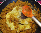 Foto del paso 3 de la receta: Calabacín relleno de verdura gambones y atún