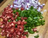 A picture of step 2 of Stuffed Cheese veggie Pav Pizza.