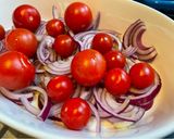 A picture of step 2 of Smokey Cod, Tomato and Chickpea Tray Bake.