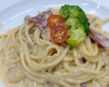 Foto langkah ke 3 dari resep Spaghetti carbonara.
