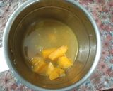 A picture of step 4 of Homemade Pumpkin Clear Soup.