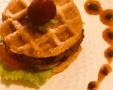 हेल्दी वैफ़ल बर्गर (Healthy waffle burger recipe in hindi) रेसिपी चरण 10 फोटो