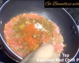 A picture of step 4 of Cheesy Bun Masala.