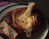 A picture of step 3 of Baked Camembert in sourdough.