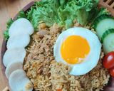 Foto langkah ke 5 dari resep Nasi Goreng Suna Cekuh Tuna Khas Bali.