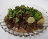 A picture of step 3 of Kaleji masalydaar.